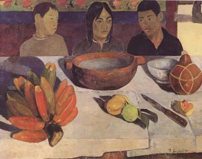 Paul Gauguin The Meal(The Bananas) (mk06) China oil painting art